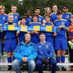 Photo courtesy of Mary Frances Miller-Baldwin                                The Lake Hills Soccer club U-14 United boys recreational division soccer team, which is coached by Rick Waedekin and Allen Salmieri, won the district II championship in its division two weeks ago. The U-14 United soccer team will compete in the Washington Youth Soccer Recreational Cup semi-finals on Saturday, Dec. 9 at Starfire Sports Complex in Tukwila. If they are victorious in the semi-finals, the team will compete in the championship game on Sunday, Dec. 10 in Tukwila.