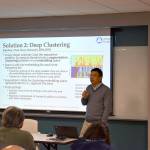 Dr. Yu Dong explains the methodology behind Tencents products and research in artificial intelligence. Raechel Dawson/staff photo