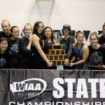 Photo courtesy of Anna Duff                                The Bellevue Wolverines girls swim dive team earned the Class 3A state championship on Nov. 11 at the King County Aquatic Center in Federal Way. The Wolverines, who compiled a total of 281 team points, won a state title for the first time since the 2006 season. Bellevue athletes Elena Acevedo, Eleanor Casey, Katie Duff, Delora Li, Janelle Rudolph, Rylee Siripipat, Aneta Wyzga, Rachel Jin and Sarah Walsh competed at the state meet. The Wolverines were coached by Andy Hay, Lisa Van Loben Sels, Mckenzie Schroder, Oey Chang and Ale Fuentes.