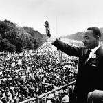 Martin Luther King Jr. addresses a crowd from the steps of the Lincoln Memorial where he delivered his famous, I Have a Dream, speech during the Aug. 28, 1963, march on Washington, D.C. Photo courtesy of Wikimedia Commons