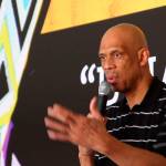 Hall-of-famer and global cultural ambassador for the U.S. Department of State Kareem Abdul-Jabbar engages youth in Salvador, Brazil, on Jan. 24, 2012. Photo courtesy of U.S. Department of State from United States , via Wikimedia Commons