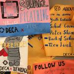 In the week before finals, Huang, Madan and the rest of their team made encouraging posters and put them up around the school, reminding students to practice their new skills and seek help if they feel overwhelmed. Photo courtesy of Rosie Huang