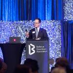 BDA President Patrick Bannon at the Bellevue Downtown Associations 44th Annual Celebration. Photo courtesy of Rolan Wong at HRV Media