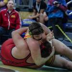 Photo courtesy of Don Borin/Stop Action Photography                                Newport Knights senior wrestler Charlie Baumann (pictured) captured second place in the 285-pound weight division at the Class 4A Region II tournament on Feb. 10 at Tahoma High School in Maple Valley. Kennedy Catholic grappler Bowen McConville pinned Baumann in the championship match. Baumann will face Emerald Ridge Jaguars wrestler Jonah Mains in the first round of the Mat Classic Class 4A wrestling tournament 285-pound weight division on Feb. 16 at the Tacoma Dome.