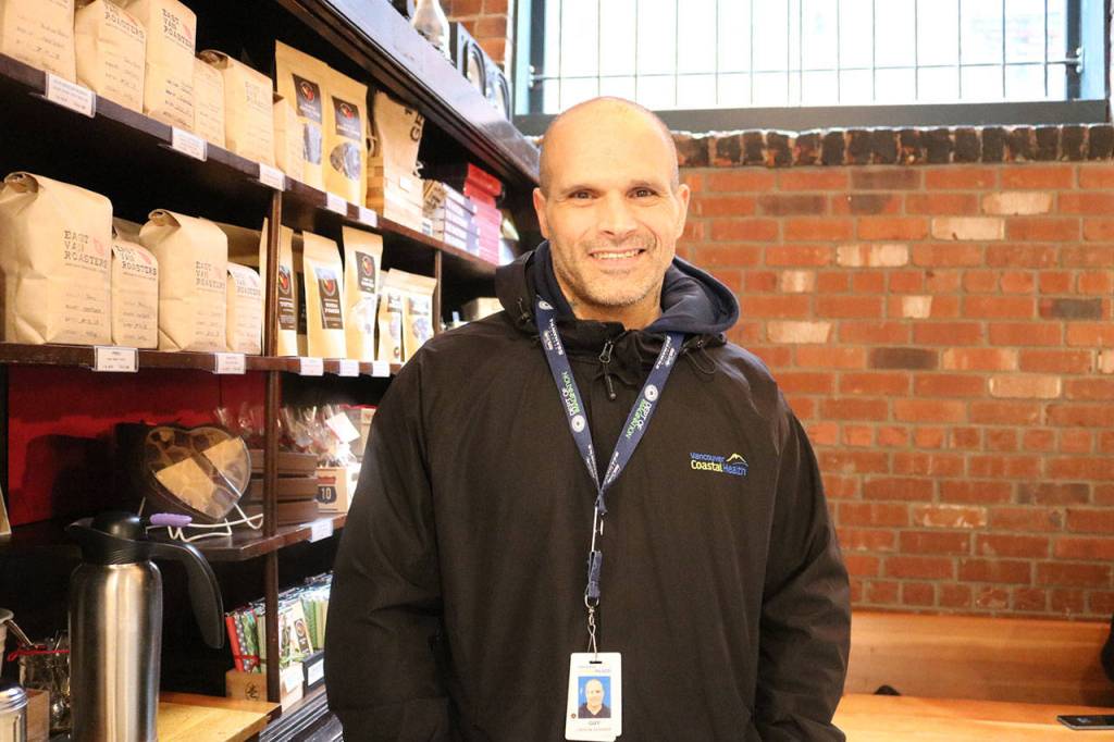 Guy Felicella turned his life around six years ago at age 43 and ended his 20-year heroin addiction; he now has a family, owns a home and works for Vancouver Coastal Health, helping other heroin addicts to recover. Nicole Jennings/staff photo