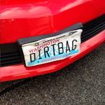 The license plate of the suspects vehicle. Photo courtesy of Bellevue Police Department