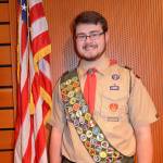 Grayson Bourree was recognized for his Eagle Scout rank. Courtesy photo