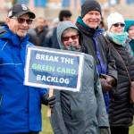 Hundreds rally for green card reform at Bellevue event