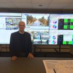 Steve Marshall, the citys Transportation Technology Partnership Manager, standing in the citys Traffic Management Center. Jon Ladd/Reporter intern                                Steve Marshall, the citys Transportation Technology Partnership Manager, standing in the citys Traffic Management Center. Jon Ladd/Reporter intern