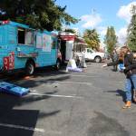 Bean bag toss was available for patrons. Raechel Dawson/staff photo