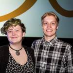 Zoey and Alex at the Youth Eastside Services Invest in Youth breakfast. Photo courtesy of Phillip Johnson