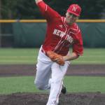 Newport pitcher Eric Shinjo fires away against Bothell on March 28. Andy Nystrom / staff photo