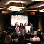 Representatives of Bellevue software company BitTitan receive an award on behalf of the company that was named Eastside Business of the Year during the Bellevue Chamber of Commerces annual Eastside Business Awards on March 29 at the Bellevue Hyatt Regency. Nicole Jennings/staff photo