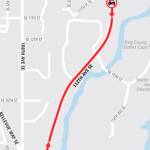 Map of construction area courtesy of the Sound Transit