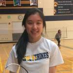 Shaun Scott, staff photo                                Bellevue Wolverines junior badminton player Melinda Guo is one of the team captains in 2018. Guo captured second place at the 2017 KingCo singles badminton tournament.