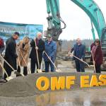 Sound Transit and Bellevue officials broke ground on a new light rail maintenance facility in the citys Spring District on April 4. It will help facilitate the planned light rail expansions in coming years. Aaron Kunkler/Staff Photo