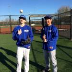 Shaun Scott, staff photo                                Bellevue Christian ace pitcher Eric Kats, left, and infielder Daniel Teramato, right, are looking to lead their team to the Class 1A state baseball tournament this May.