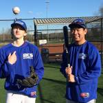 Shaun Scott, staff photo                                Bellevue Christian ace pitcher Eric Kats, left, and infielder Daniel Teramato, right, are looking to lead their team to the Class 1A state baseball tournament this May.