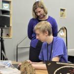 Darcy Nothnagle and ideaX student, Max Duvall. Photo courtesy of Richelle King.