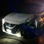 A photo of the DUI crash courtesy of the Bellevue Police Department