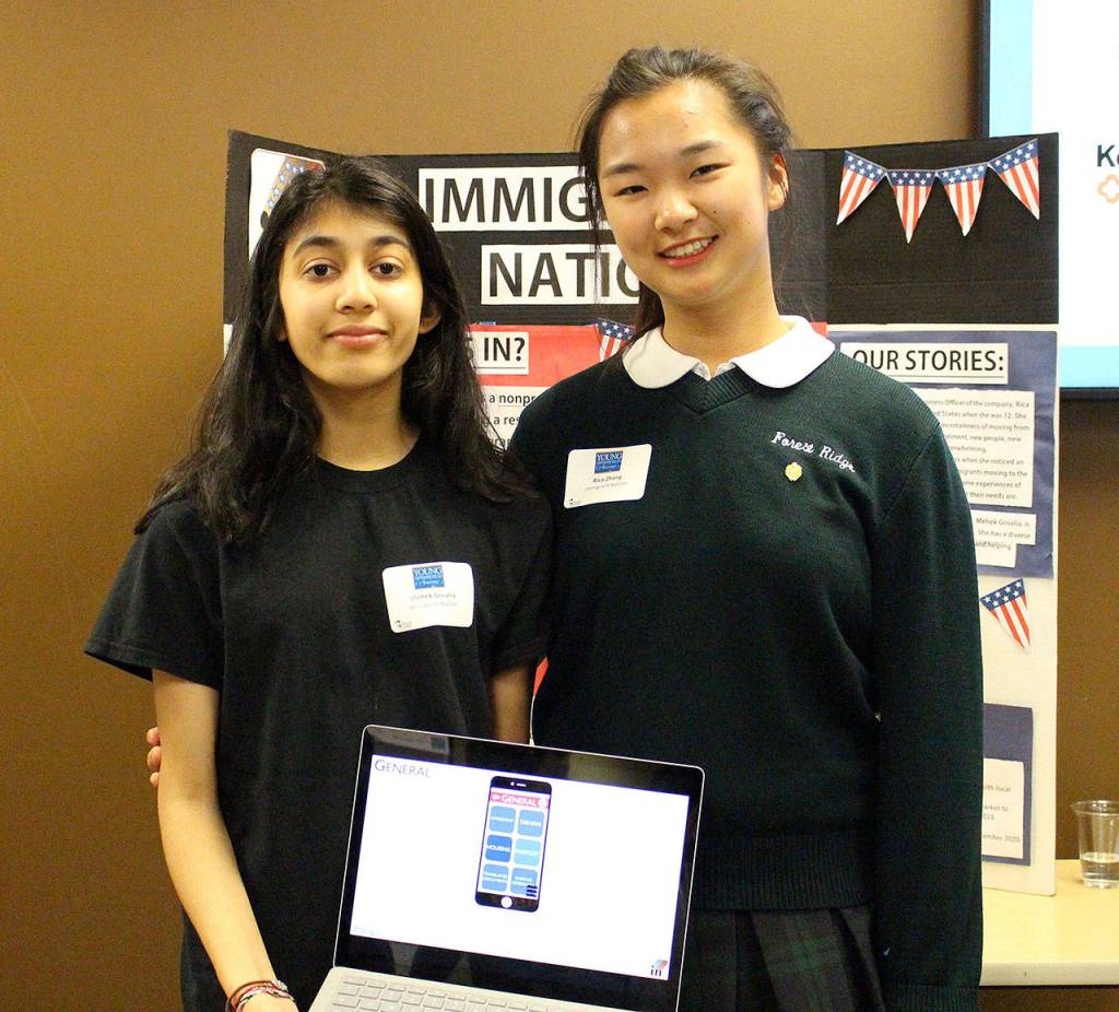 CEOs of Immigrant Nation, Rica Zhang and Mehek Gosalia