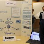 CEO of Zoompark and second-place winner, Aaditya Rao