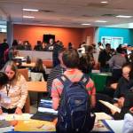 Employers and participants at a prior Bellevue College Networking Job Fair. Photo courtesy of Bellevue College