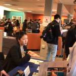Employers and participants at a prior Bellevue College Networking Job Fair. Photo courtesy of Bellevue College