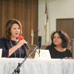 Candidate Amy Walen discusses the importance of legislative transparency. Evan Pappas/Staff Photo