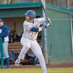 Bellevue Bulldogs baseball player Brennen Hancock prepares to swing the bat in a game during the 2018 season. Hancock, who graduated from Cascade High School in Everett in 2016, will continue his baseball career at the University of Hawaii. Photo courtesy of Rich Dworkis