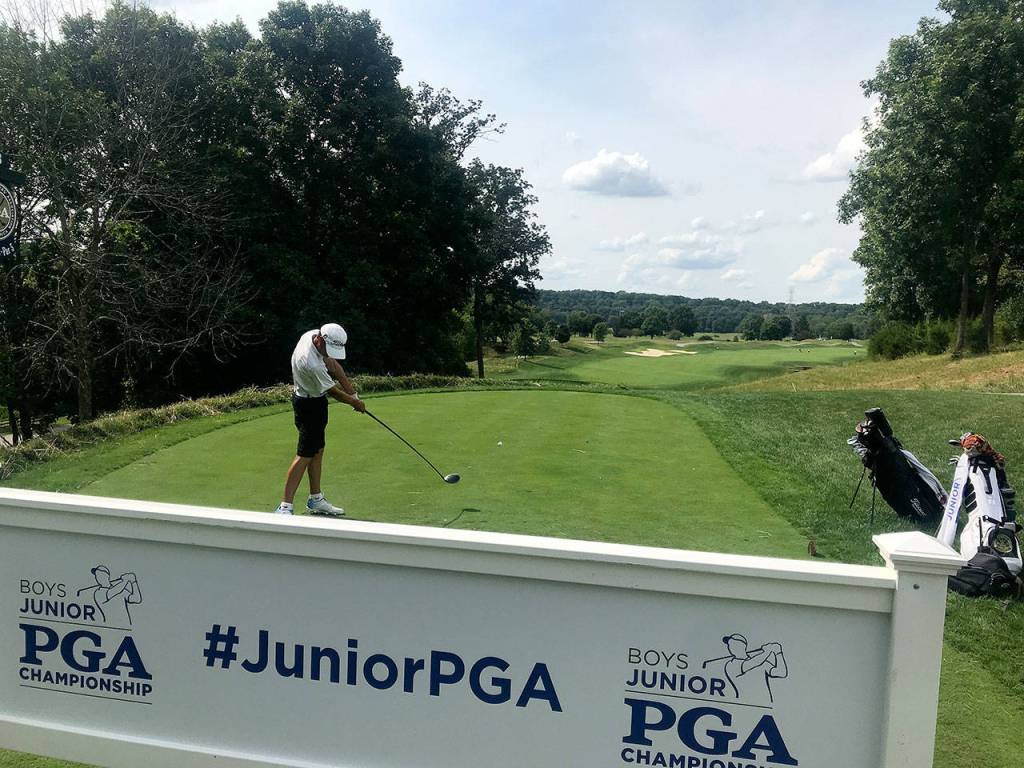 Ian Siebers recently placed in the top 10 at the Junior PGA Championship. Photo courtesy of Don Siebers