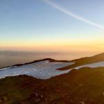 The climbers took a photo of the view at sunrise. Courtesy Photo