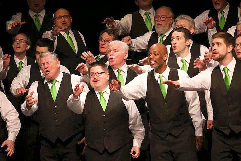 Northwest Sound has been around for over 30 years. Currently, the mens a cappella chorus has 65-70 active members. Photo courtesy of Northwest Sounds Facebook.