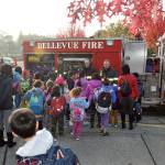 Bellevue schools participate in nationwide Walk to School Day with BFD