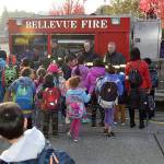 Bellevue schools participate in nationwide Walk to School Day with BFD