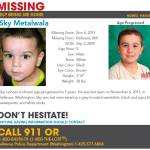 Sky Metalwala has been missing for seven years. Photo courtesy of the National Center for Missing and Exploited Children