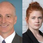 The race for Washingtons 9th Congressional District is between two Democrats, incumbent Adam Smith (left) and political newcomer Sarah Smith. File photo