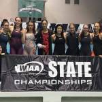 The Sammamish Totems swim team earned third place at the Class 2A state swim meet on Nov. 10 at the King County Aquatic Center in Federal Way. Photo courtesy of Kay Walz