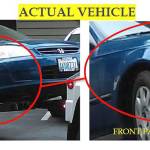 Des Moines police are looking for this stolen vehicle from Bellevue that was involved in a drive-by shooting. Courtesy of the Des Moines police department