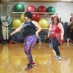 Zumba instructor Cristina Herrera led the Zumbathon event on Jan. 5 at the YMCA in Bellevue. The Zumbathon was hosted to collect blankets for the homeless. Stephanie Quiroz/staff photo