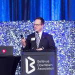 BDA President Patrick Bannon at the Bellevue Downtown Associations 44th Annual Celebration. Photo courtesy of Rolan Wong at HRV Media