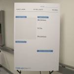 A key component of the Team Birth Project is the labor and birth planning board. The patient-facing whiteboard allows accessible and transparent communication between patients, providers, and nurses. Stephanie Quiroz/staff photo.