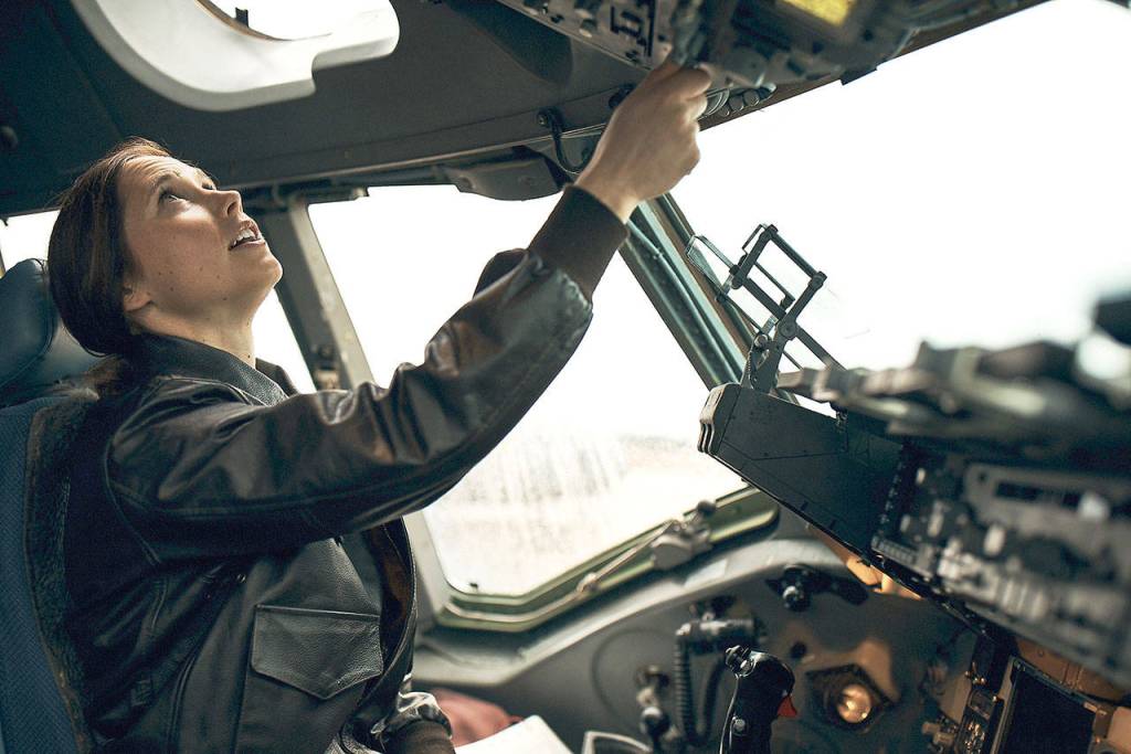 Luckily, Ive been treated the same as any male in my position. Im lucky in that regard, Reily Finnelly said. Photo courtesy of the Department of Defense.