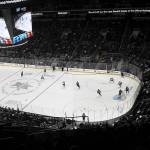 There were plenty of hockey thrills between the Sharks and Coyotes in San Jose. Andy Nystrom / staff photo