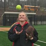 Newport Knights junior shortstop Alexis Barashkoff is determined to lead her team back to the Class 4A state tournament for the second consecutive season on the softball field this spring. Barashkoff went 2-for-2 at the plate in a loss against the Bonney Lake Panthers on March 14. Shaun Scott, staff photo