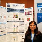 Photo courtesy of Eshika Saxena                                Saxena developed a 3D-printed smartphone attachment that enables the camera to capture microscopic images of blood samples, which she then analyzed and matched to blood diseases in her custom 7,000-image database for rapid identification.