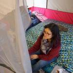 After being homeless, Christy X (pictured) moved into her Coniston Arms Apartments unit in Seattle at the beginning of 2019. She had bounced around from shelters to friends places after facing an eviction at her West Seattle apartment in October 2018. A diversion program run by the nonprofit Marys Place helped her find housing. File photo