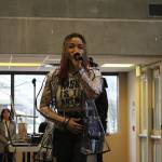 Destiny Roberts, a Hip-Hop and Neo-Soul influenced singer performed songs from her upcoming album at the third annual SHOUT Experience. Madison Miller / staff photo