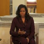 Michelle Obama visited a local book club in the afternoon prior to her book tour event at the Tacoma Dome on Sunday, March 24. Olivia Sullivan/staff photo