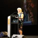 Patti Skelton-McGougan, CEO of YES, restate the vision and impact YES has on the lives of local youth at the Invest in Youth Breakfast on March 20. Madison Miller/staff photo